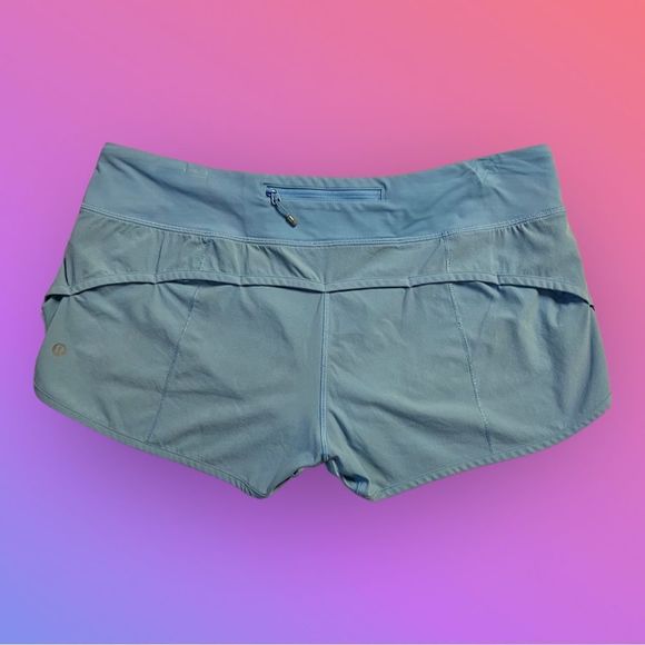 Lululemon 2.5” Speed Up Shorts, Lined, Sky Blue, Size 10. - Picture 2 of 15